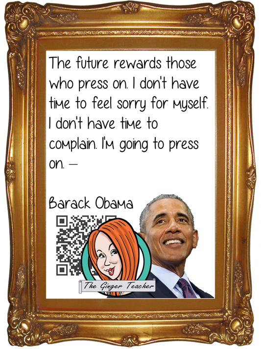 Barack Obama Interactive Quote Poster Augmented Reality (AR) interactive quote poster This poster can be printed and used in your classroom access the augmented reality aspects of this poster download the free Metaverse AR (augmented reality) app. Barack Obama will appear in your classroom to give your kids extra facts and two short videos. Included are two posters one color and one black and white with AR codes for interactive content #blackhistorymonth #blackhistory #barackobama