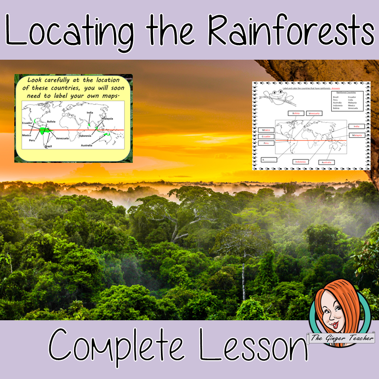 Locations of the Rainforests