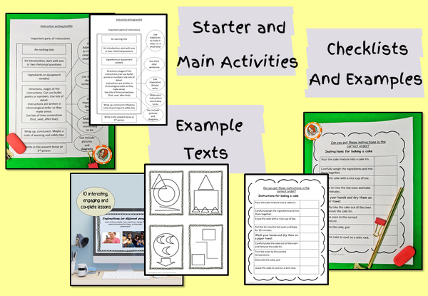 Instruction Writing – The Ginger Teacher
